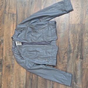 Heart Soul Women's Cropped Faux Leather Jacket, XL